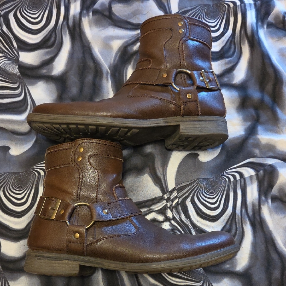 Steve Madden Brown Leather Boots